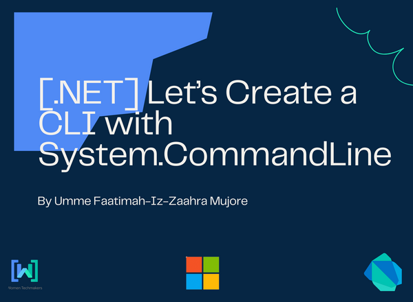 [.NET]: Let’s Create a CLI with System.CommandLine